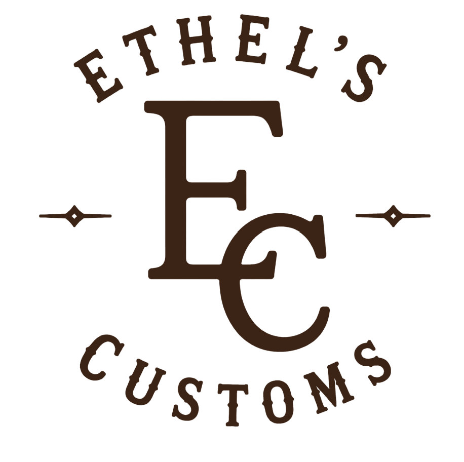 Ethel's Customs — EC monogram badge logo